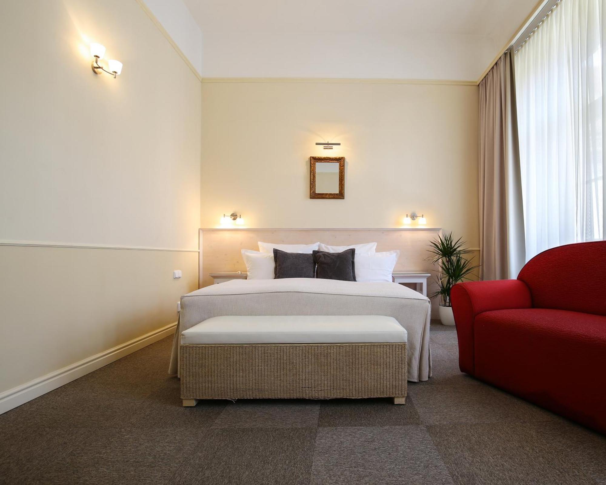 Unitas Hotel Praag Buitenkant foto